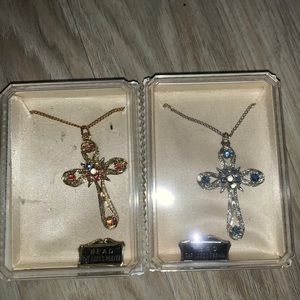 Vintage cross necklaces